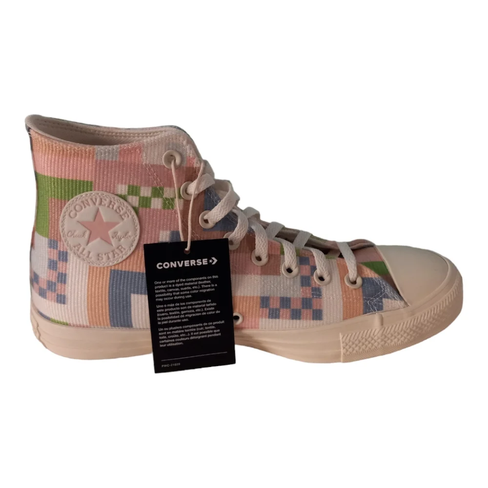 NWT | Converse Chuck Taylor All Star Crafted Abstract Stripes High Top Sneaker - Picture 6 of 12